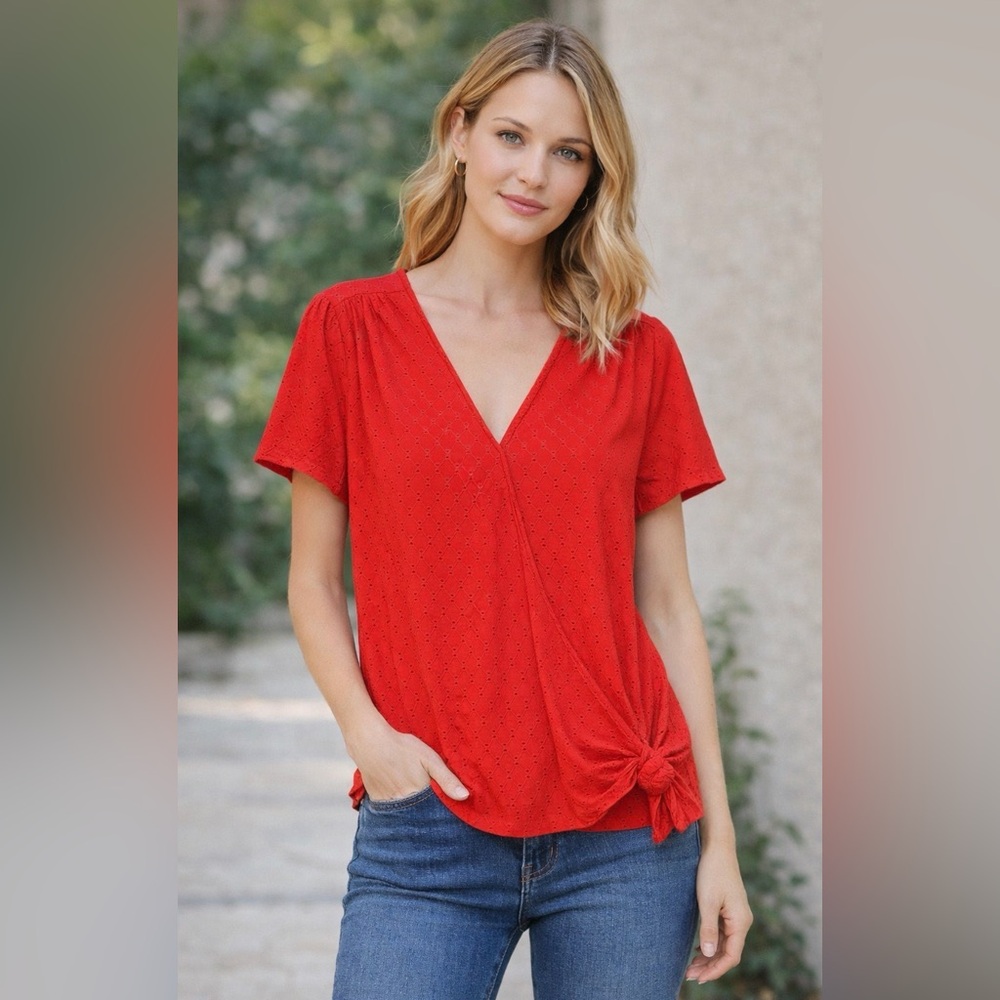 Michael Kors Orange Blouse